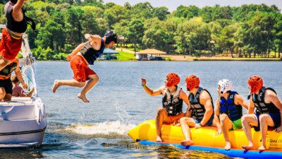 Wakeboarding, Waterskiing, and Cable Wake Parks in Tyler: Pine Cove / Bluffs Family Camp