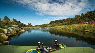 Wakeboarding, Waterskiing, and Cable Wake Parks in Taupo: Taupo Wake Park