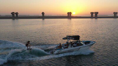 Wakeboarding, Waterskiing, and Cable Wake Parks in Dubai: Watercooled Bvlgari Hotel Yacht Club